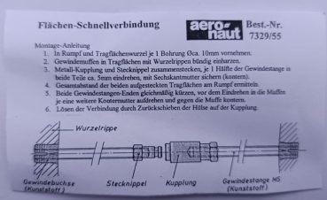 7329/55 Flächen-Schnellverbinder M5/Klick